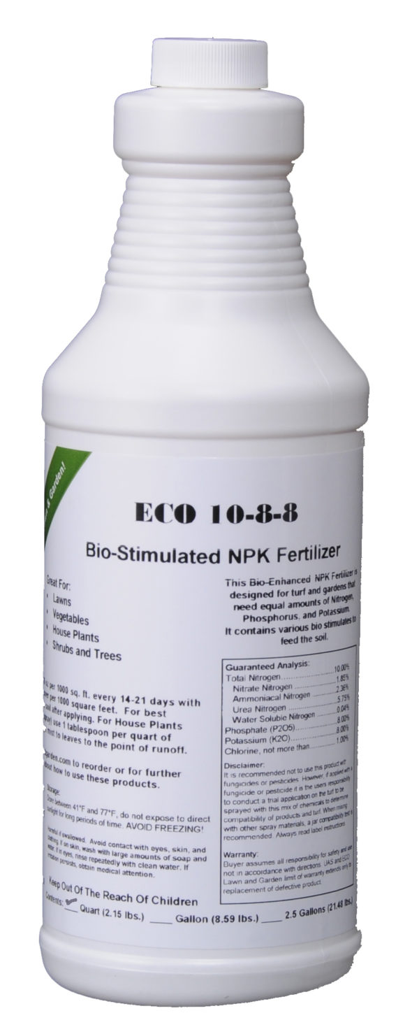 10-8-8 npk quart liquid fertilizer organic and natural ingredients